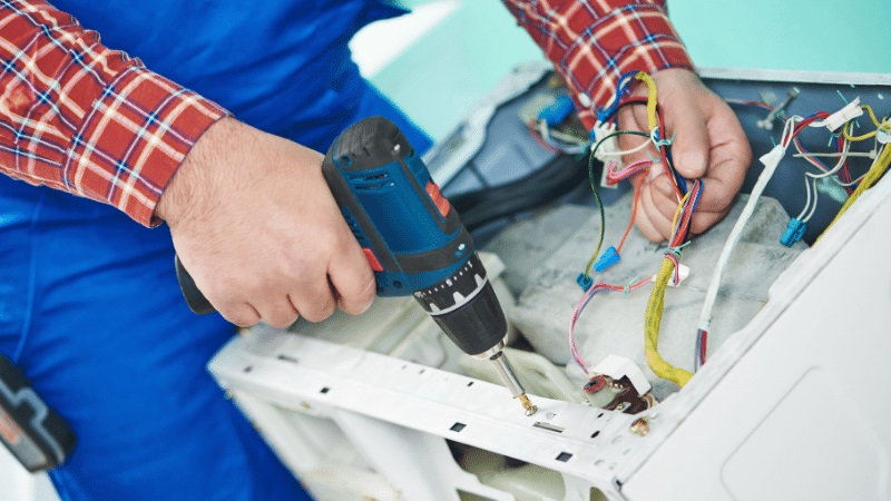 Kızılcahamam Toshiba Toshiba çamaşır makinesi kart tamiri – Su almama arızası orijinal parça ile giderildi. - Teknik servis örneği
